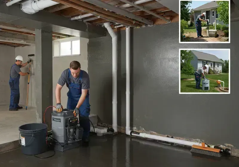 Basement Waterproofing and Flood Prevention process in Roanoke, IL